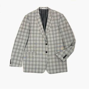 NEW Armani Collezioni G-Line Glen Plaid Sport Jacket 46